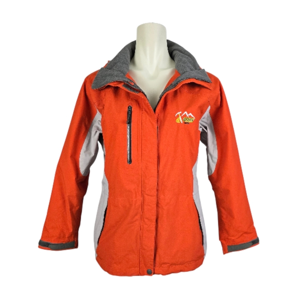 Ozark Gear Women's Gore-Tex Waterproof Performance Shell Hooded Jacket Orange M